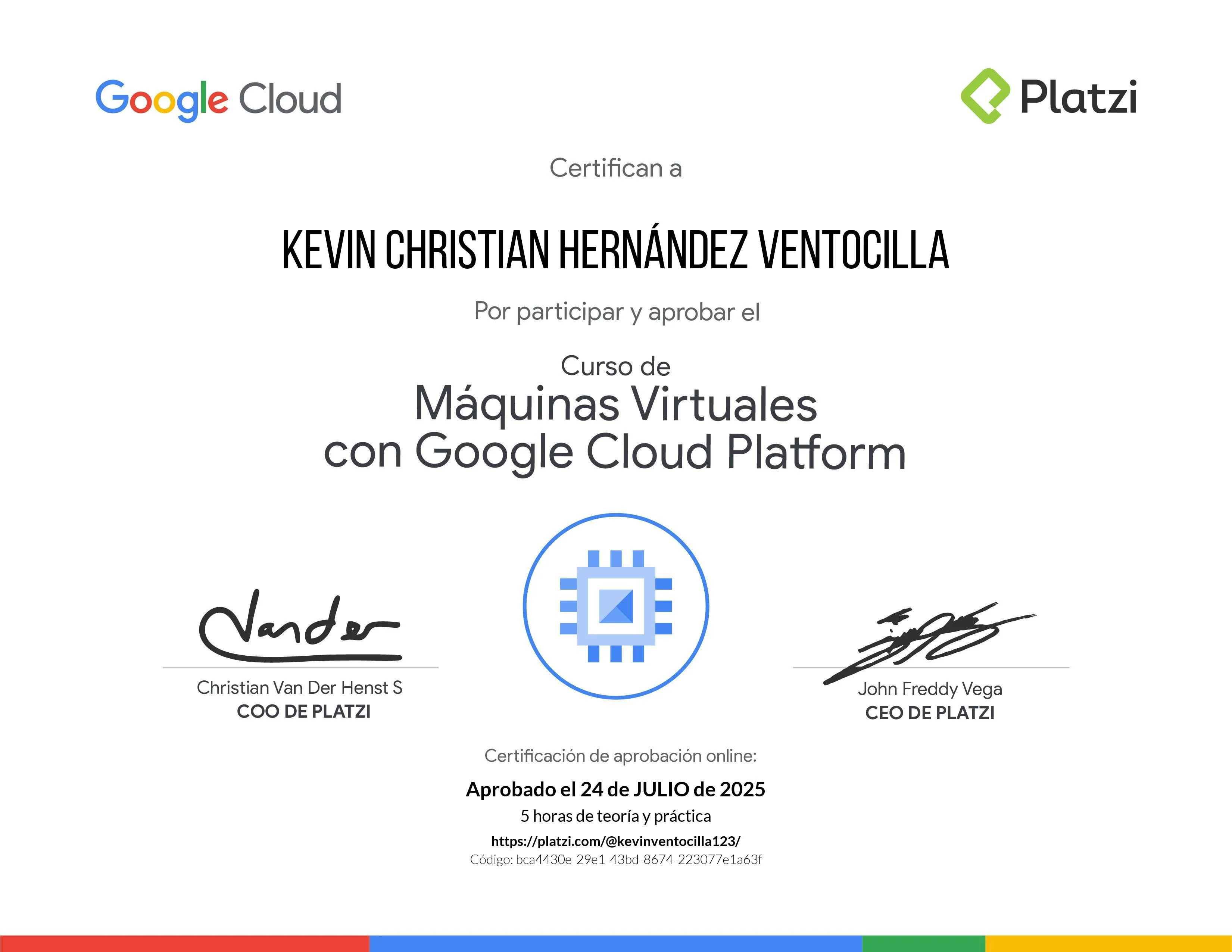 Certificado 16