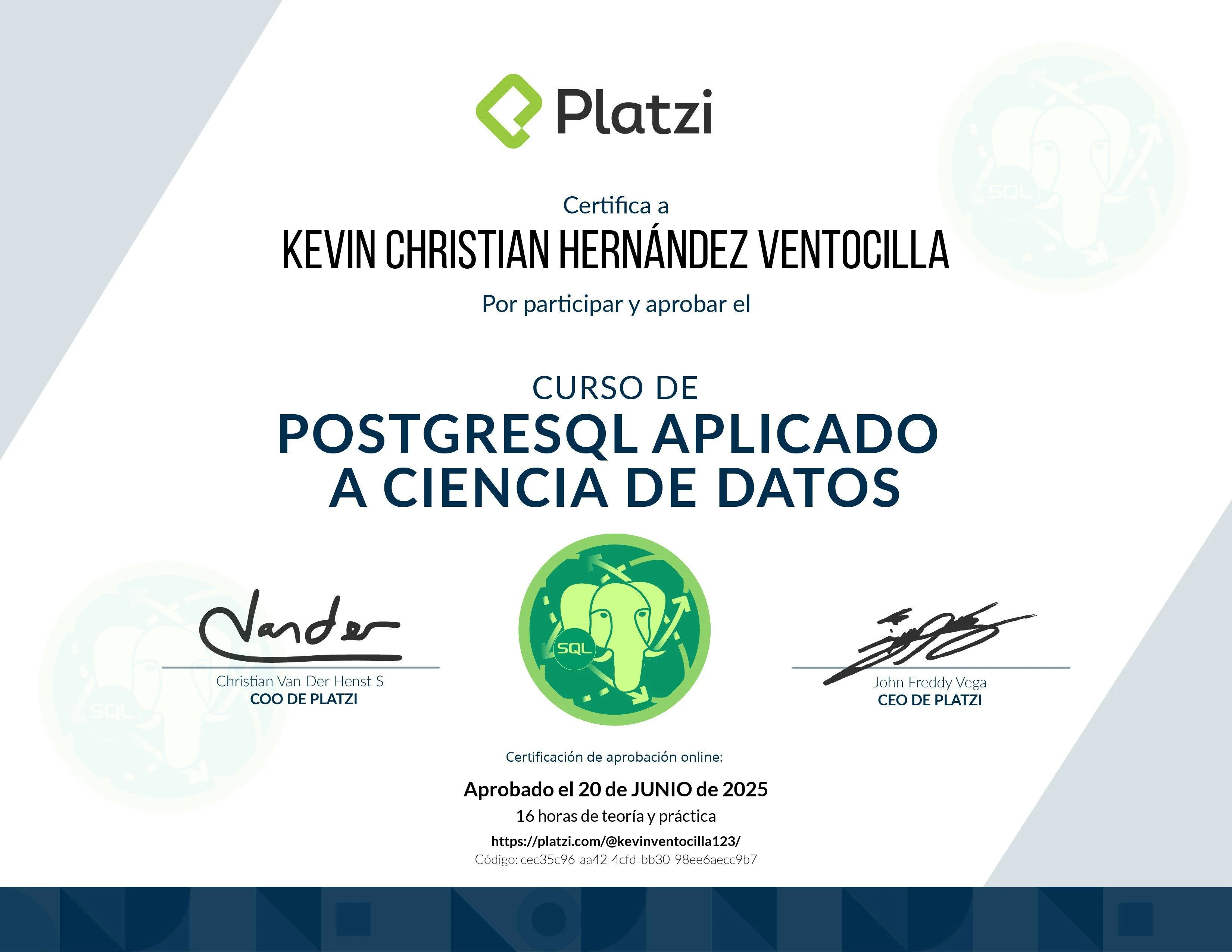 Certificado 19