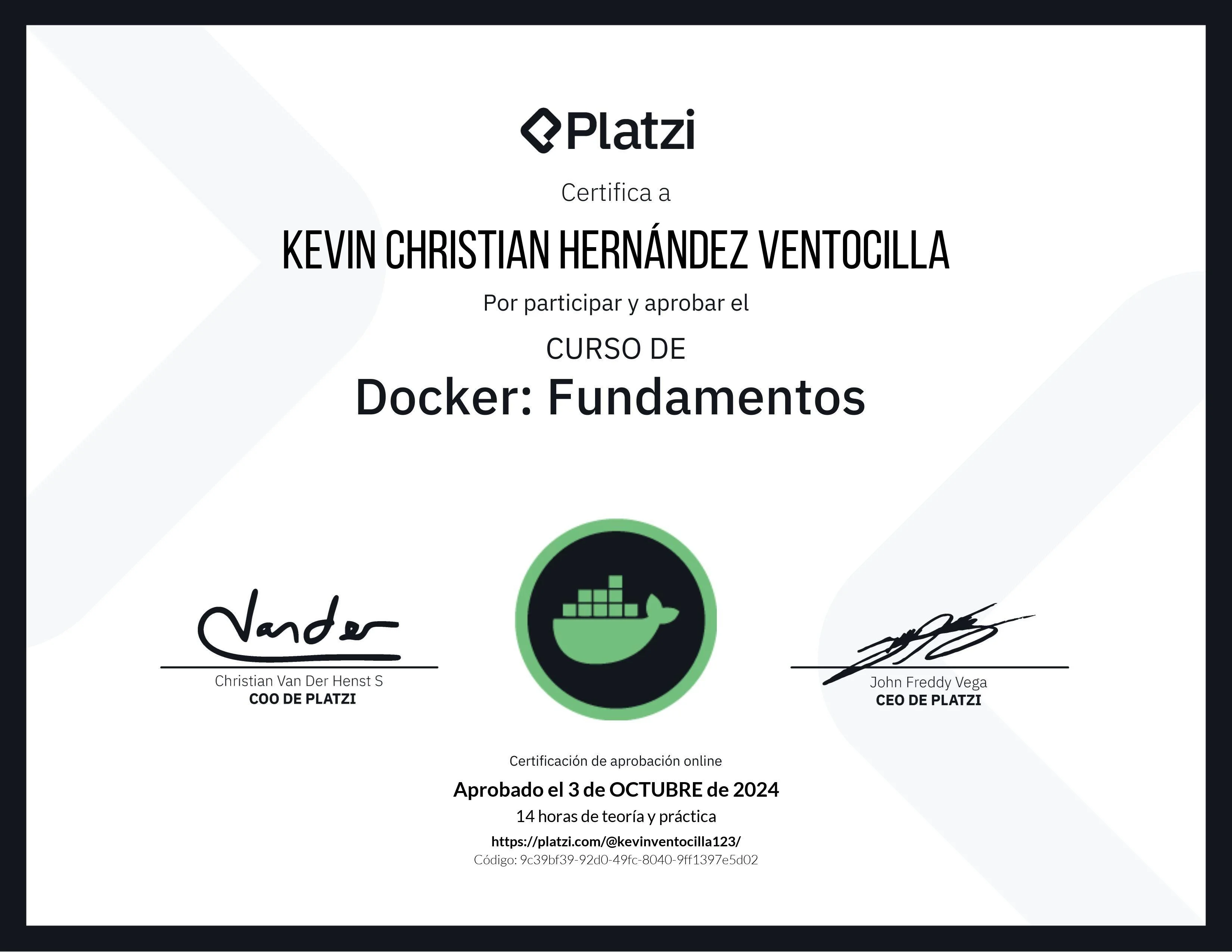 Certificado 20