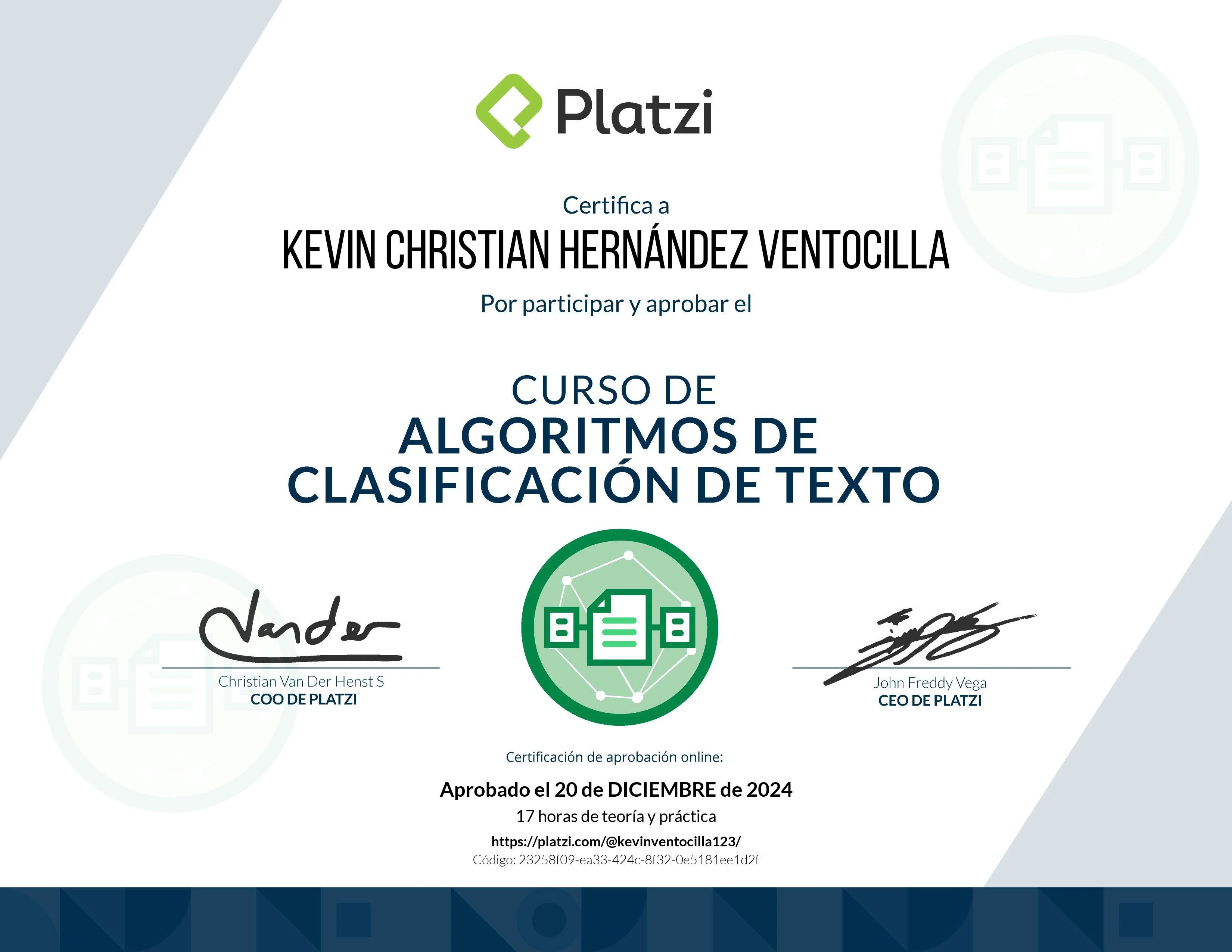 Certificado 27