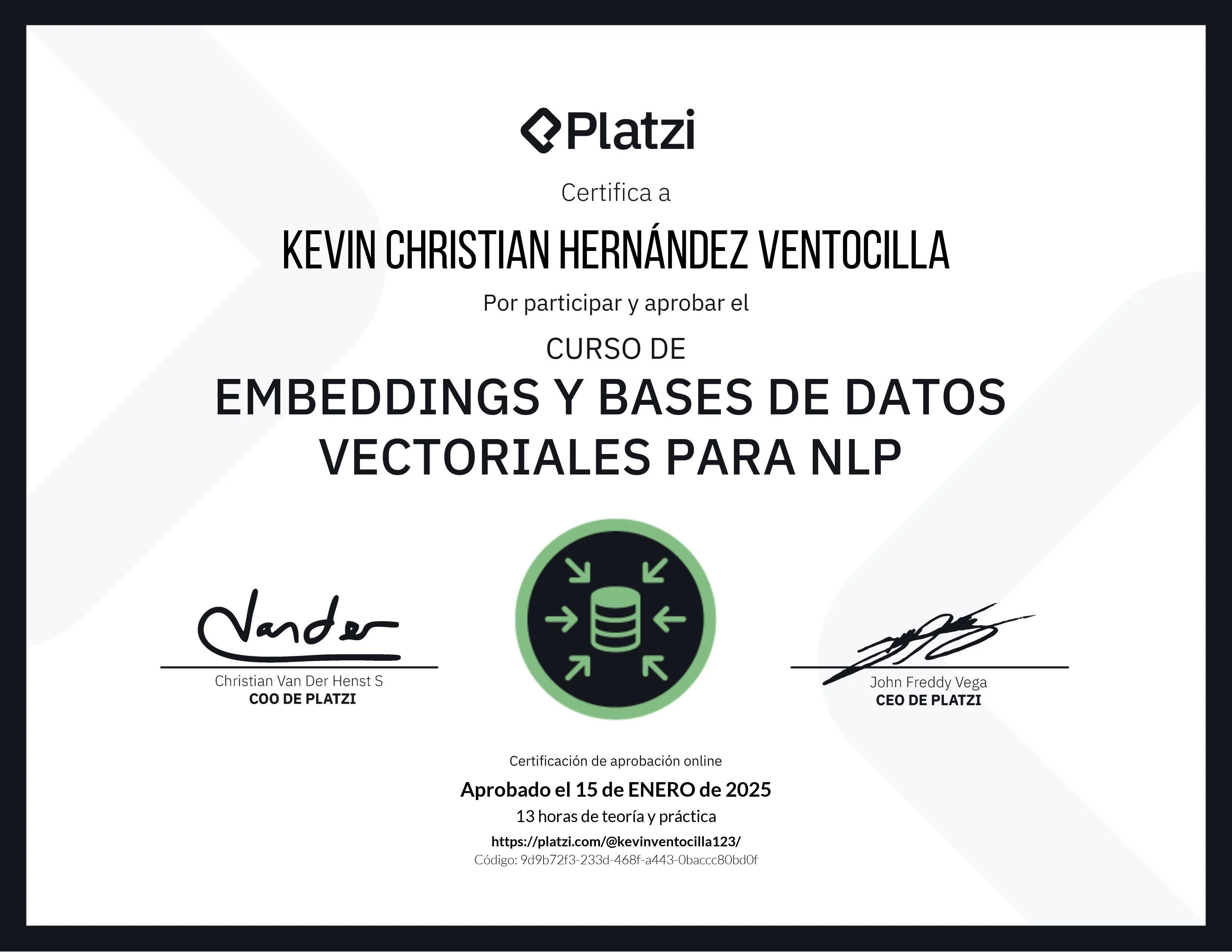 Certificado 31