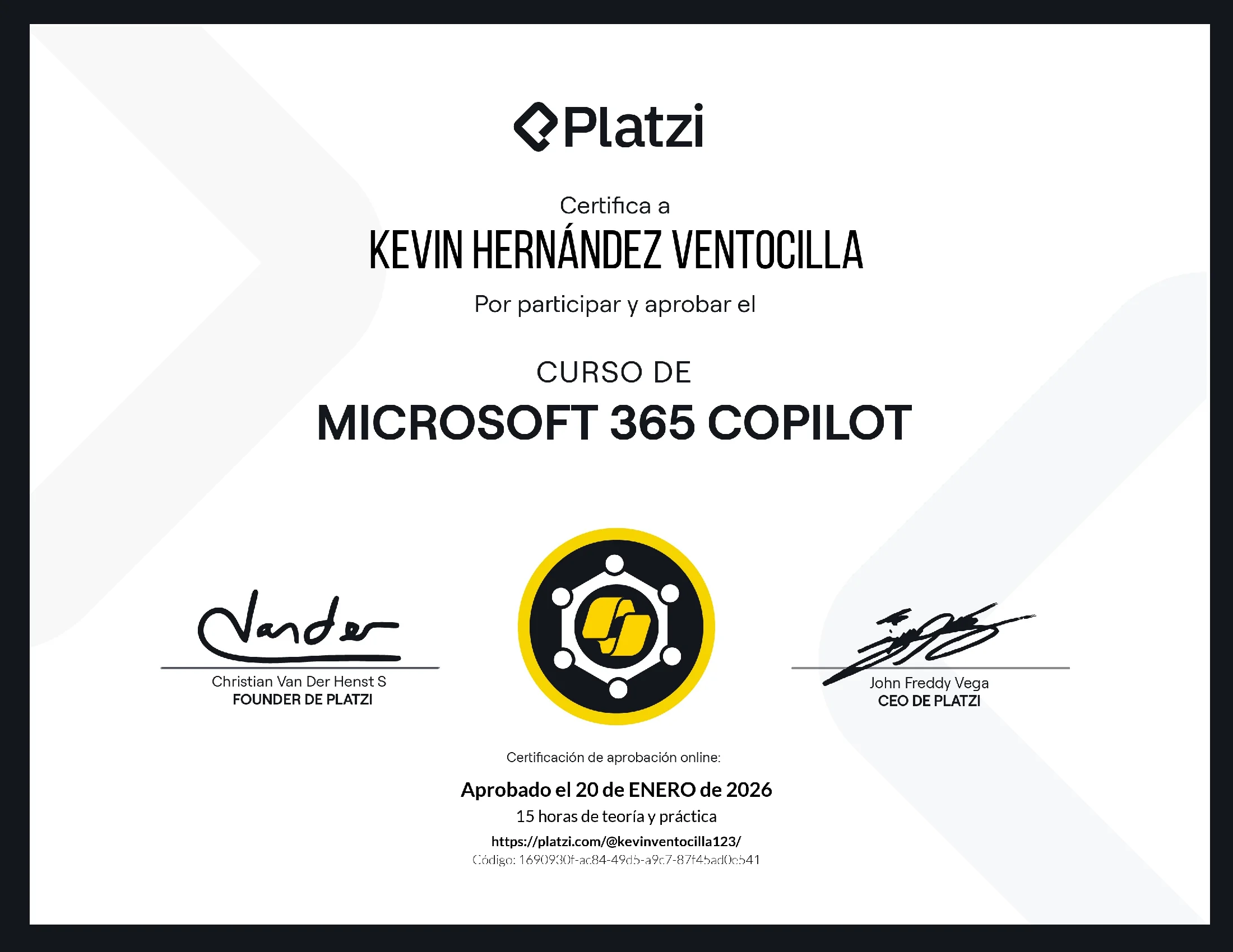 Certificado 40