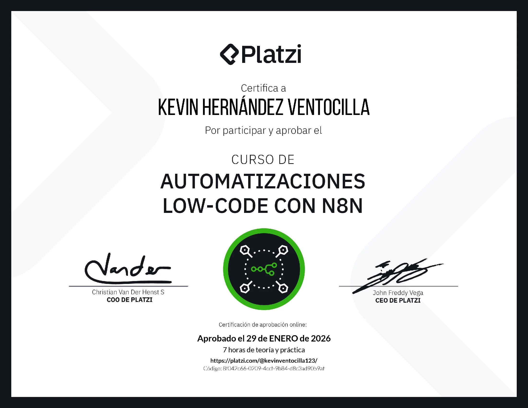 Certificado 41