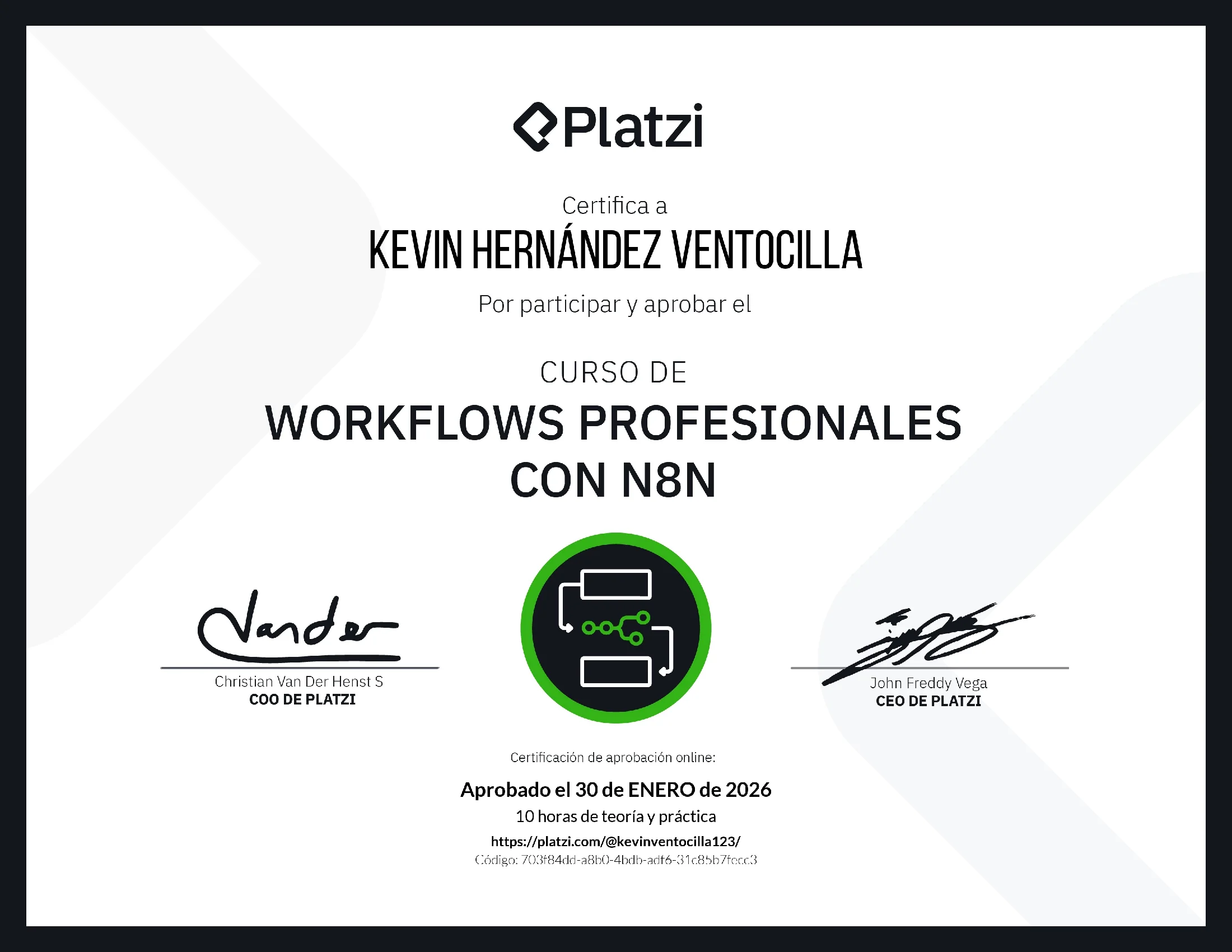 Certificado 42